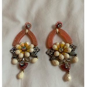 Sparkle flower earrings